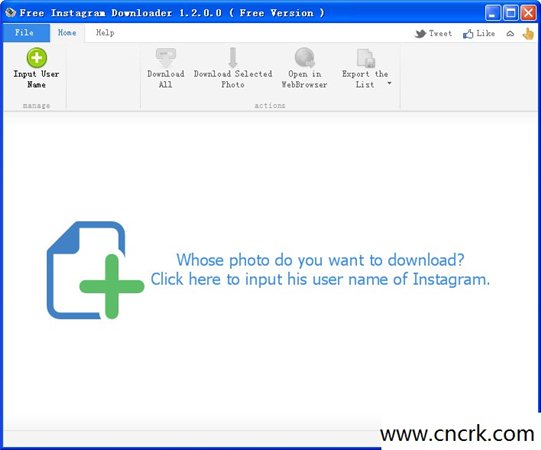 Instagram图片下载器 Free Instagram Downloader 1.2 英文官方版图1