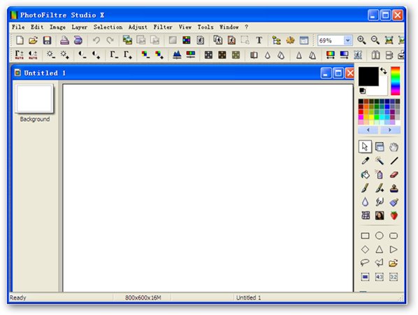 PhotoFiltre Studio X(图像编辑器) v10.12.1 多语绿色便携版图1