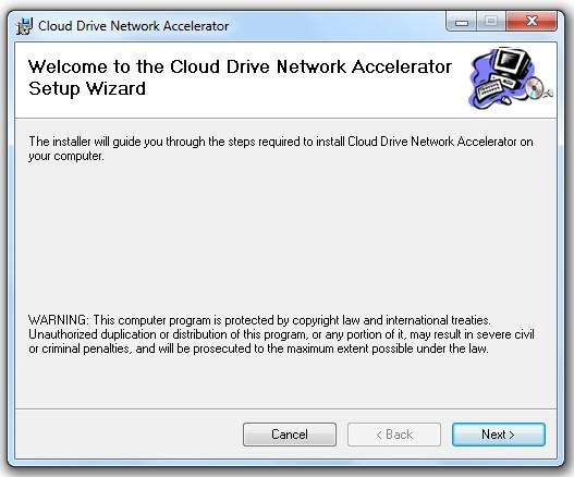 Cloud Drive Network Accelerator 1.3.4.20 英文版 云驱动网络加速器图1