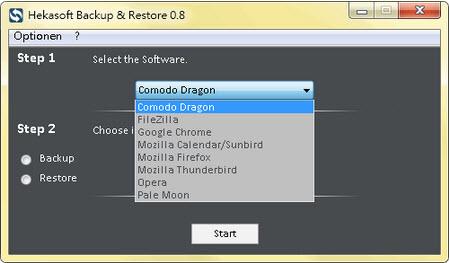浏览器书签备份(Hekasoft Backup & Restore) V0.50 免费版图1
