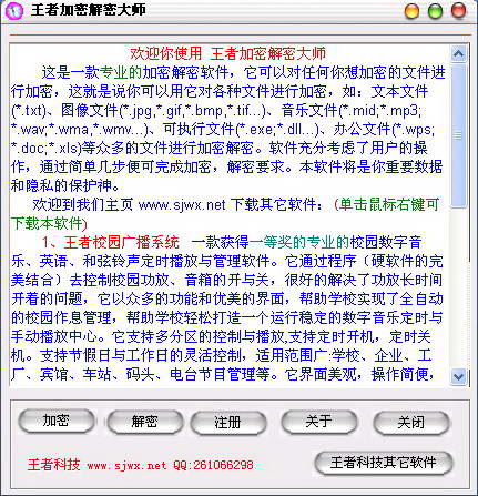 王者加密解密大师 8.80 绿色版图1