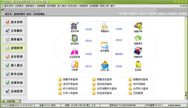 图远电脑行业管理系统 7.0.3.6 励精图治版图1