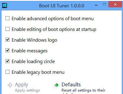 Boot UI Tuner(Win8启动画面设置工具)V2.0 官方版图1