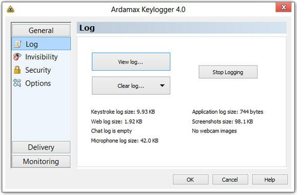 Ardamax Keylogger(键盘记录器) V4.0.1 官方特别版图1