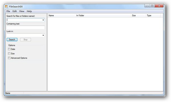 FileSearchEX 1.0.8.4 英文绿色免费版图1