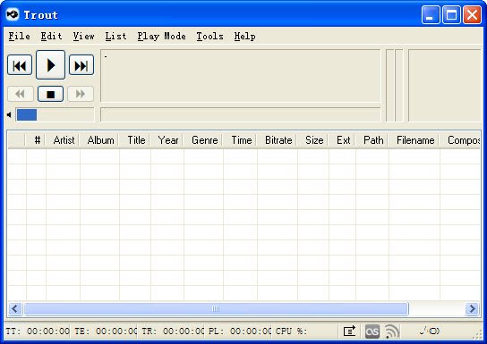 Trout(媒体播放器) V1.0.6 Build 67 英文绿色免费版图1