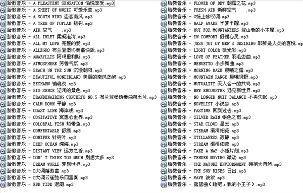 2013胎教音乐大全 免费下载图1