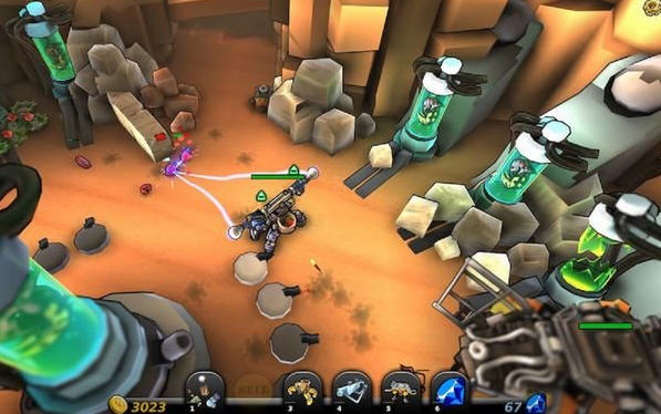 机器人组装炮塔 绿色免费版下载图1