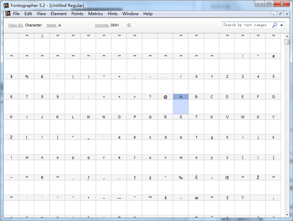 专业字体设计(Fontographer) v5.2.3 Build4868 特别版图1