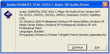 sigmatel high definition audio codec 官方版图1