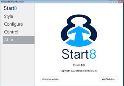 功能强大的win8开始菜单(StartW8) v1.2.111.0 官方版图1