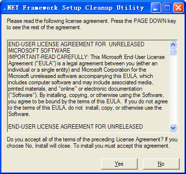 NET Framework Setup Cleanup Utility v1.0 绿色版图1