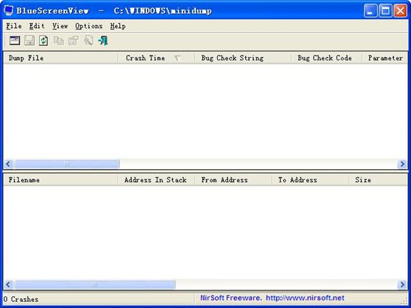 BlueScreenView V1.52 英文绿色免费版图1