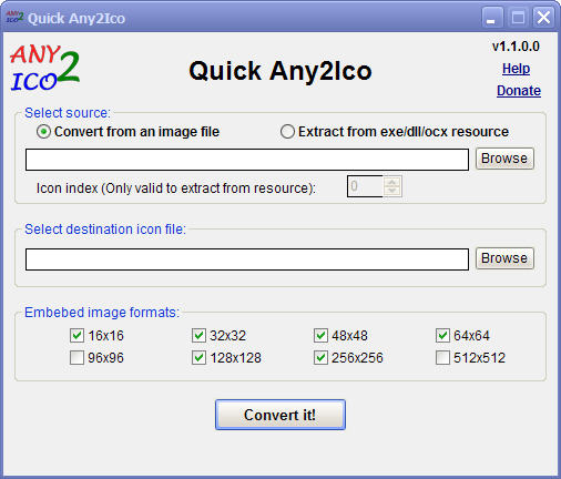 图标提取工具(Quick Any2Ico) 2.4.0.0 绿色版图1
