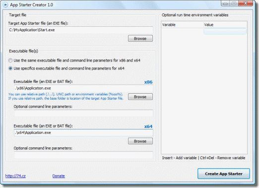 绿色版打包软件(App Starter Creator) 1.3.7.53 官方版图1