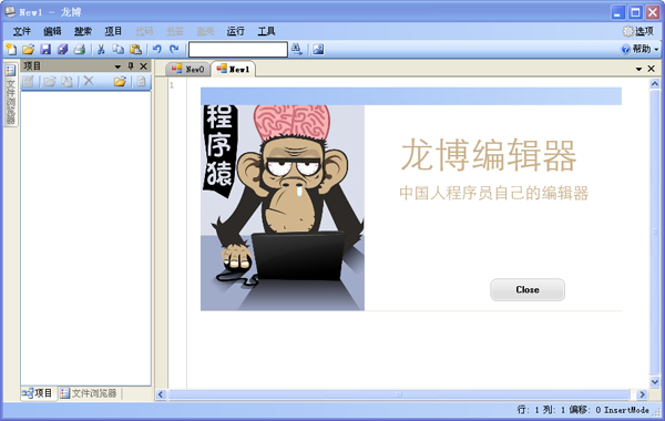 龙博代码编辑器 4.0 绿色免费版图1