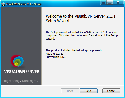 VisualSVN Server 2.7.3 免费英文版图1