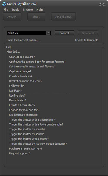ControlMyNikon V4.3.0.37 官方特别版图1
