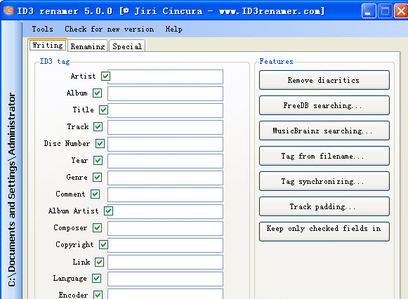 ID3 Renamer V7.2.2 英文绿色免费版图1