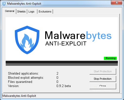 浏览器漏洞修复(Malwarebytes Anti-Exploit) 0.9.4 Beta 官方免费版图1